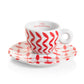Illy Mona Hatoum Set of 2 Espresso Cups and Saucers