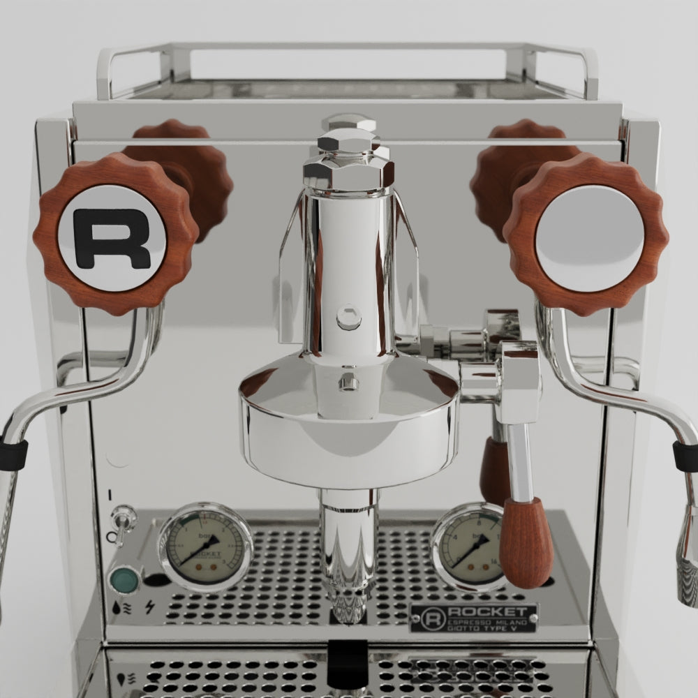 Rocket Espresso Knob Kit - Sapele