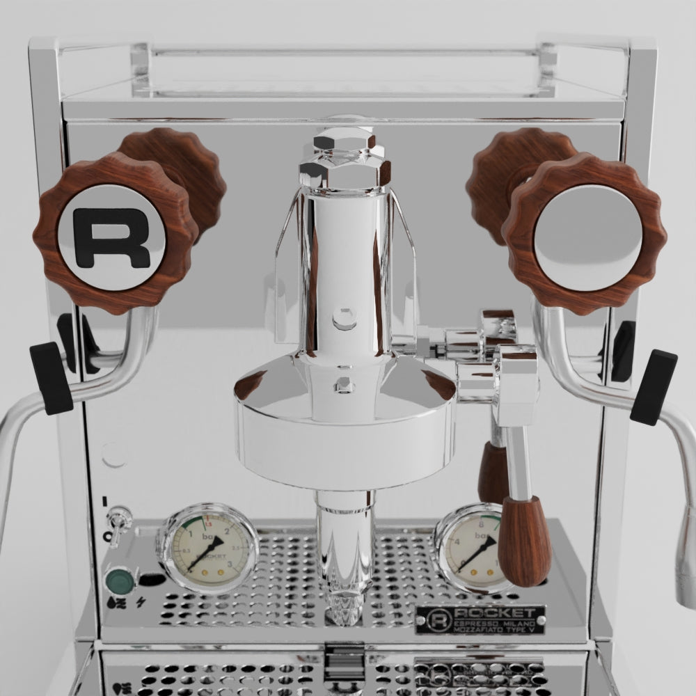 Rocket Espresso Knob Kit - Walnut
