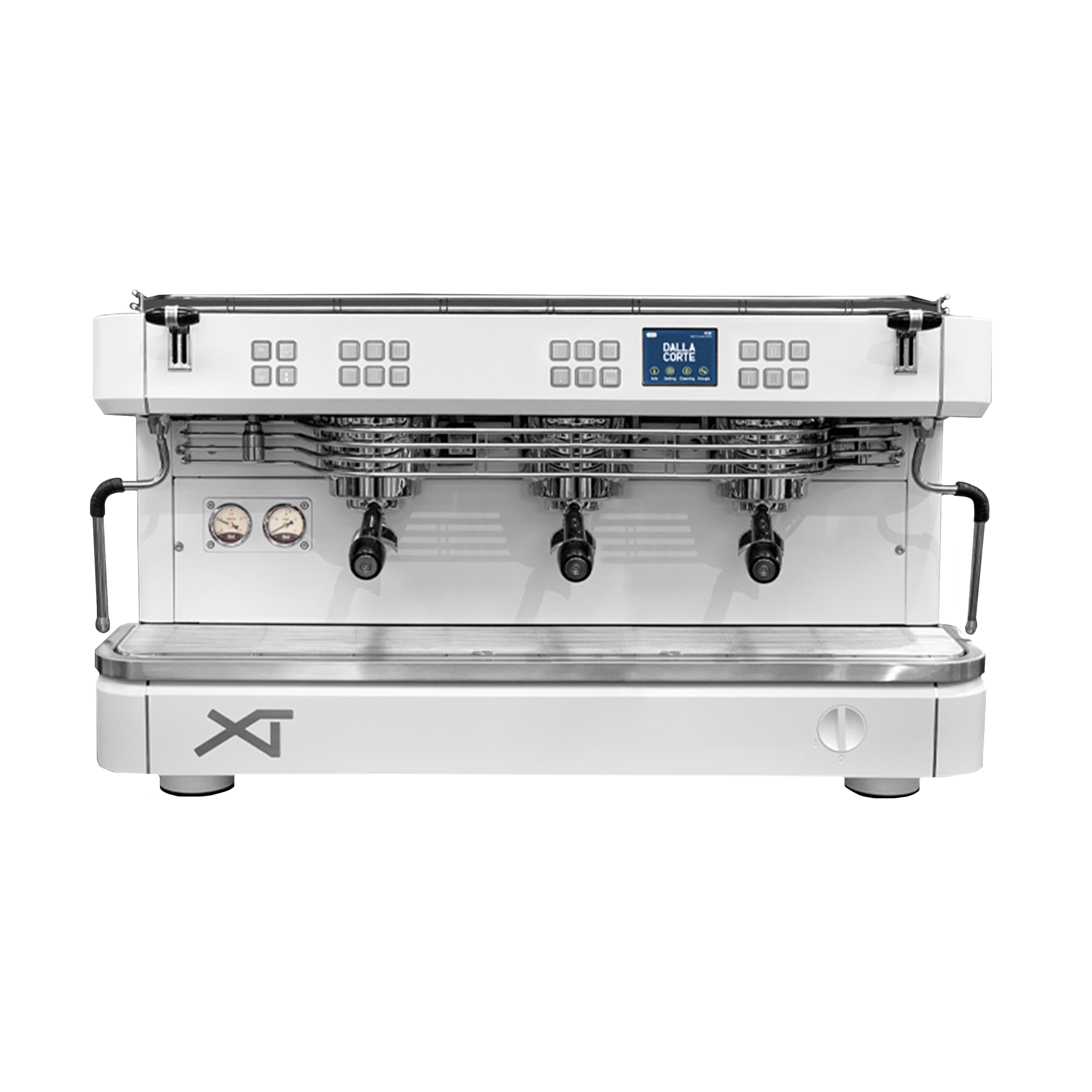 Dalla Corte XT Classic Espresso Machine - 3-Group Total White