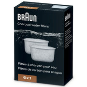 Braun Charcoal Water Filter (6-Pack)